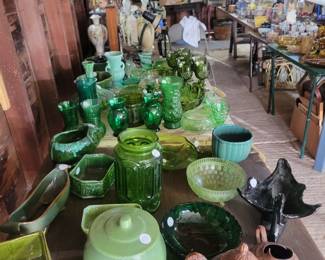 Green glass