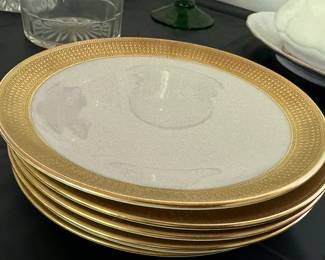 Lenox dishes with gold rims