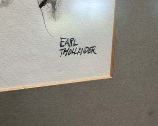 Earl Thollander original watercolor