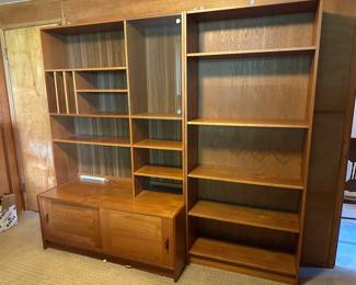 Mid Century modern style book case