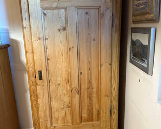 Antique pine armour