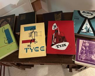 Vintage Tyee yearbooks