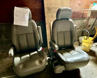Seats pulled from an Oldsmobile Silhouette