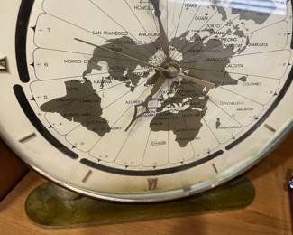 MCM VINTAGE KUNDO WORLD CLOCK