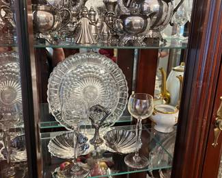 SILVERPLATE TEA SERVICE, COLLECTIBLES