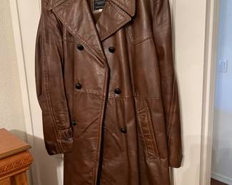 VINTAGE LEATHER COAT BY COOPER