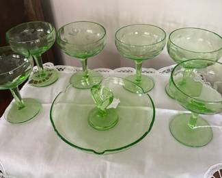 Vaseline and uranium glass