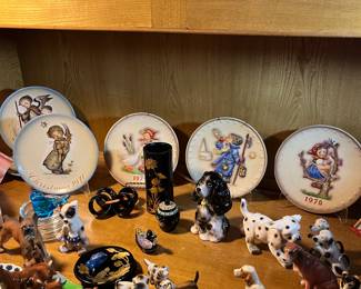 Hummel plates and figurines
