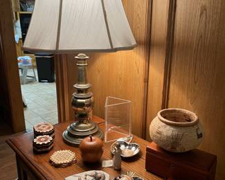 Brass Stiffel lamp