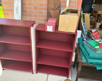 Book Cabinets ready for a re-do.