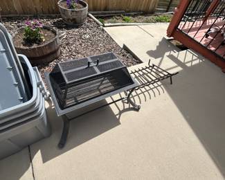 Fire pit, misc. containers