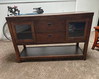 #402 2 Drawer, 2 Door Console 48x16x32