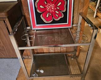 Mid Century Modern Bar Cart