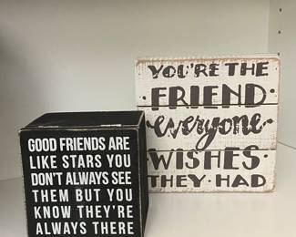 Sign decor