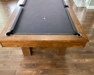Brunswick pool table with interchangeable ping pong table top