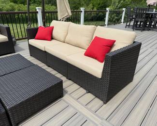Rattan outdoor lounge furniture