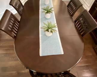 Bernhardt dining table and 6 chairs