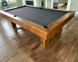 Brunswick pool table with interchangeable ping pong table top