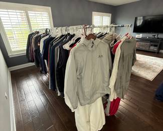 Assorted clothing.. womens (4-8), men/boys (med/lg)