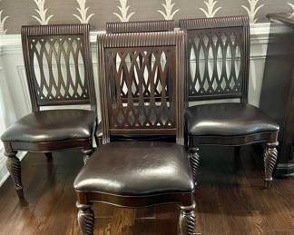 Bernhardt dining table and 6 chairs