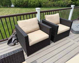 Rattan outdoor lounge furniture