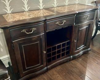 Bernhardt Buffet/Server with marble inlaid top