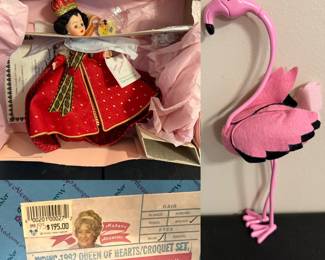 1992 Madame Alexander Queen of Hearts plays Croquet Set doll in Original box