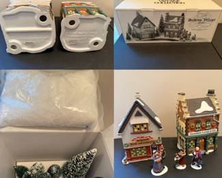 Dept. 56 Heritage Village Collection Dicken’s Village Series Porcelain Lighted Houses Start A Tradition Set