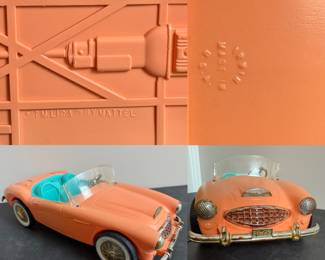 Vintage 1960s Barbie Salmon Convertible