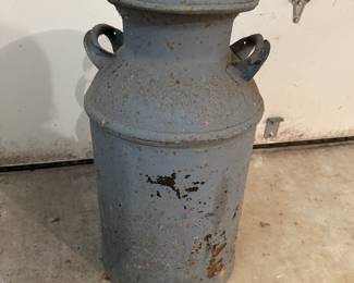 Antique Metal Milk Can