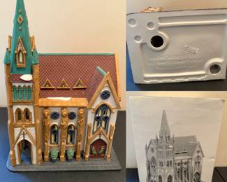 Christmas In The City Series Dept. 56 Lighted Porcelain Lighted House