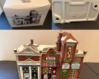Christmas In The City Series Dept. 56 Lighted Porcelain lighted House Riverside Row Shops 1997