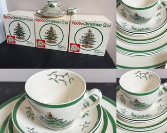 3 - 20 pc Starter Sets Spode Christmas Tree China Dinneware