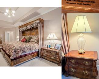 Henredon King size pair Nightstands