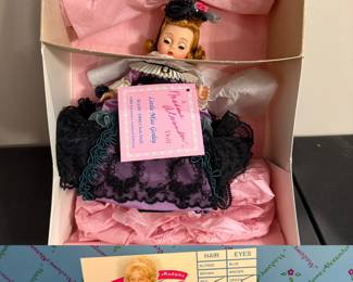 1992 Madame Alexander "Little Miss Godey" CLUB DOLL (Retired) IN BOX