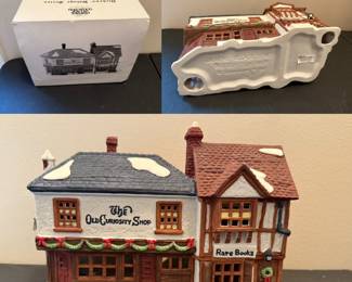 Dept. 56 Dickens Village Series Porcelain lighted House Old Curiosity Shop 1987
