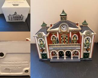 Christmas In The City Series Dept. 56 Lighted Porcelain lighted House Grand Central Railway Station 1996