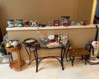 Home decor and accent furniture.