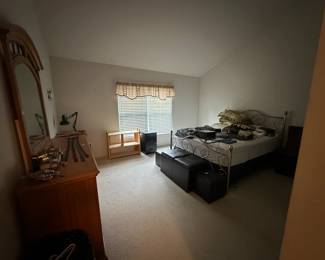Furniture and bedding.