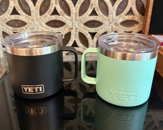 Pair of Yeti coffee cups~