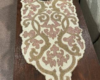 Beautiful Beaded table runner~