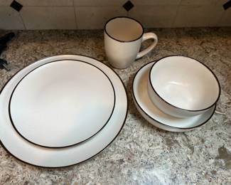 Mikasa "Juliana" 20 place settings, dinnerware ~