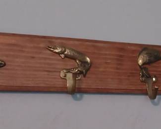 fishing coat rack