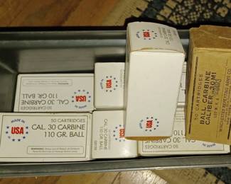 box full 30 cal ammo