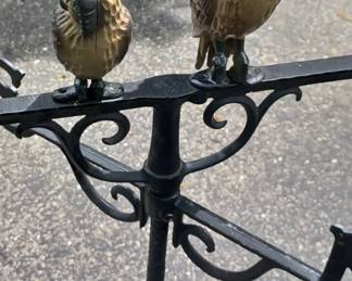 weather vein with owls