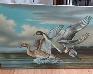 duck painting listed artist