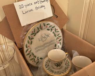 lenox christmas china