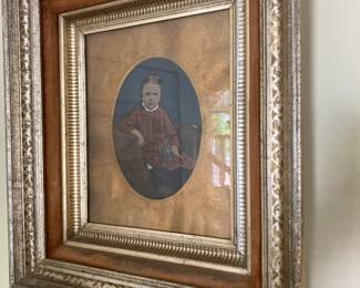 Circa 1870 hand colored photo of a Fincher family member