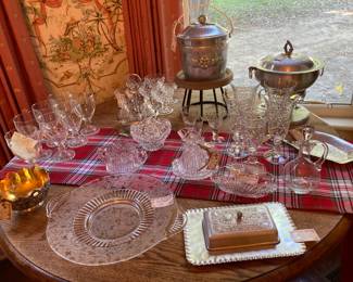 Vintage glassware - lots and lots of it! 