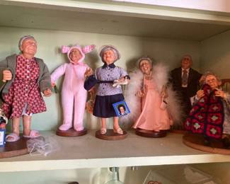 Vintage set of Richard Simmons family collectible characters